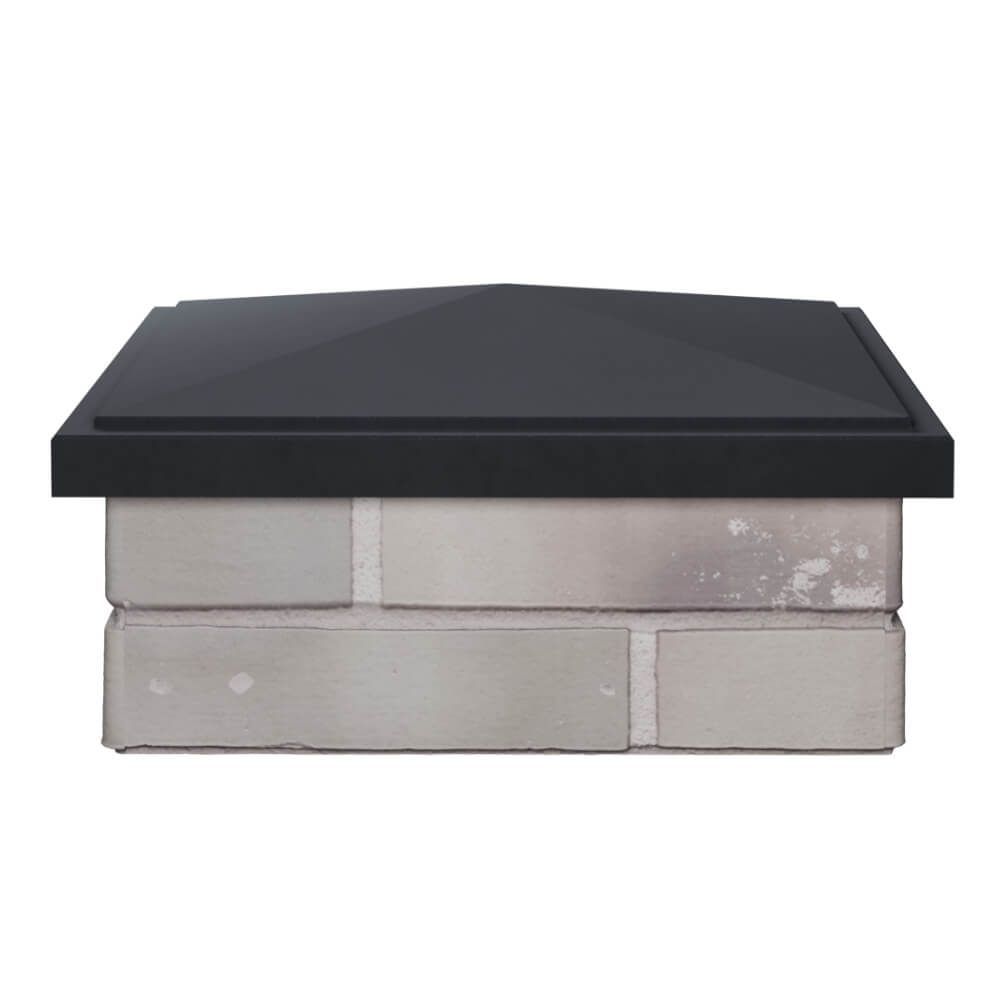 Колпак Zking БонаМоно Серый на столб 1.5х1.5 кирпича (385х385, 400х400мм)